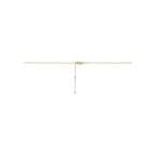 Halskette Herz Diamant 0,01ct H SI 41 - 43 - 45 cm 14K Gelbgold