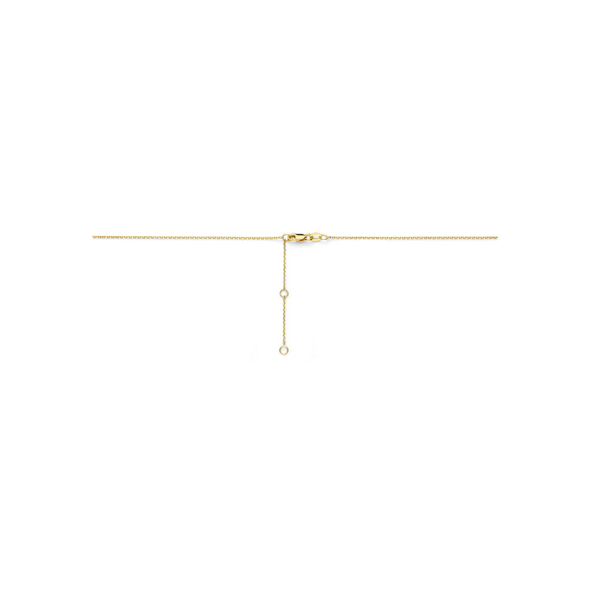Halskette Herz Diamant 0,01ct H SI 41 - 43 - 45 cm 14K Gelbgold