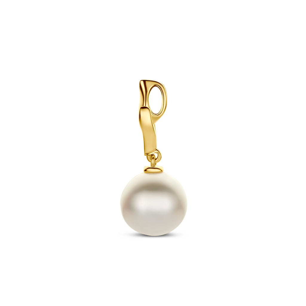 hanger parel 22 mm 14K geelgoud