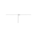 collier parel 41 - 43 - 45 cm zilver gerhodineerd