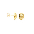 Ohrstecker 10 mm 14K Gelbgold