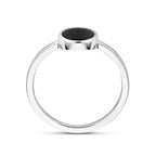 ring onyx zilver gerhodineerd