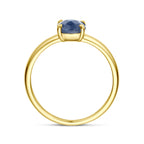 Ring Saphir 14K Gelbgold