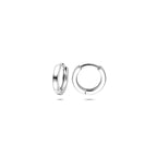 Klappcreolen 10 mm Silber rhodiniert