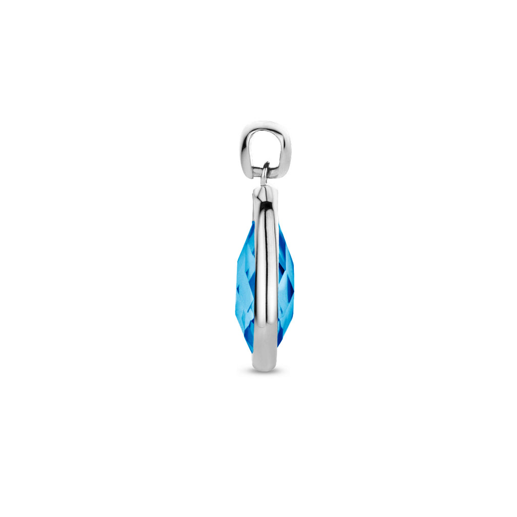 Anhänger London Blue Quartz 14K Weißgold