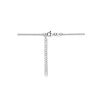 Halskette 3,6 mm 40 + 5 cm Silber rhodiniert