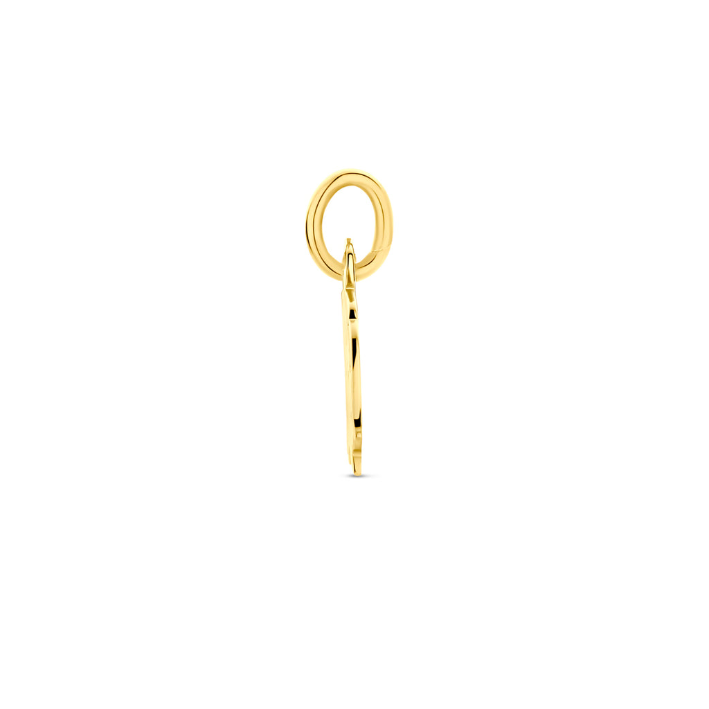 Anhänger Mädchen 10 mm 14K Gelbgold