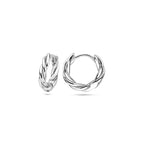 klapoorringen buis 2,5 mm zilver gerhodineerd