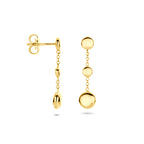 oorhangers 24 mm 14K geelgoud