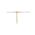 Halskette Perlen 3,2 mm 40 + 5 cm 14K Gelbgold