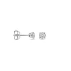 Ohrstecker Lab grown Diamant 0.50ct (2x 0.25ct) H SI 4 mm 14K Weißgold