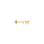 oorknoppen strik 3,5 mm 14K geelgoud