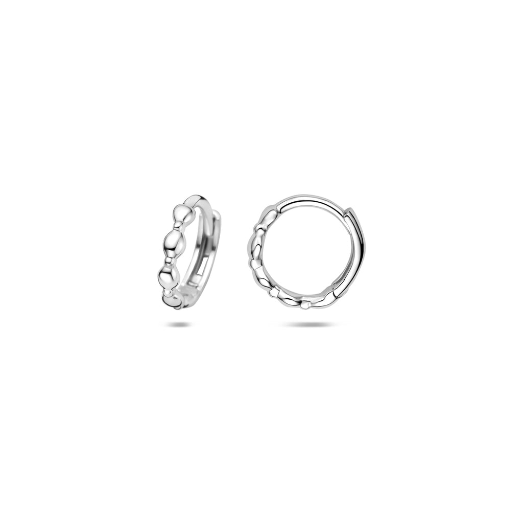 klapoorringen 10,5 mm zilver gerhodineerd
