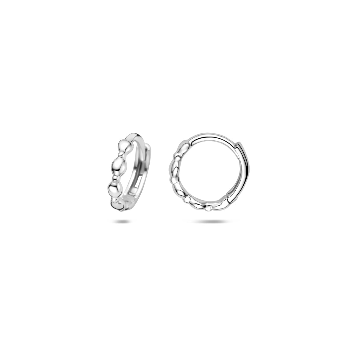 klapoorringen 10,5 mm zilver gerhodineerd