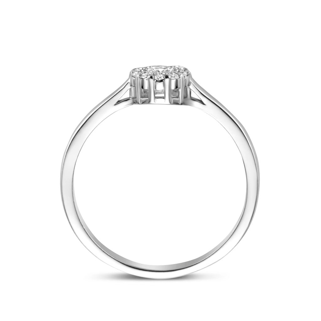 ring zirkonia zilver gerhodineerd