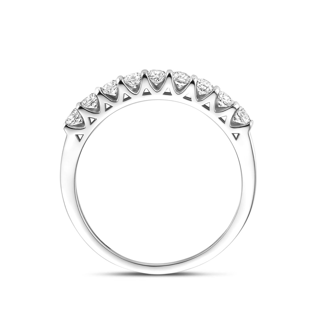 Ring Zirkonia Silber rhodiniert