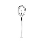 graveerhanger hartje gehamerd 15,5 mm zilver gerhodineerd