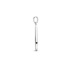 hanger onyx en zirkonia zilver gerhodineerd