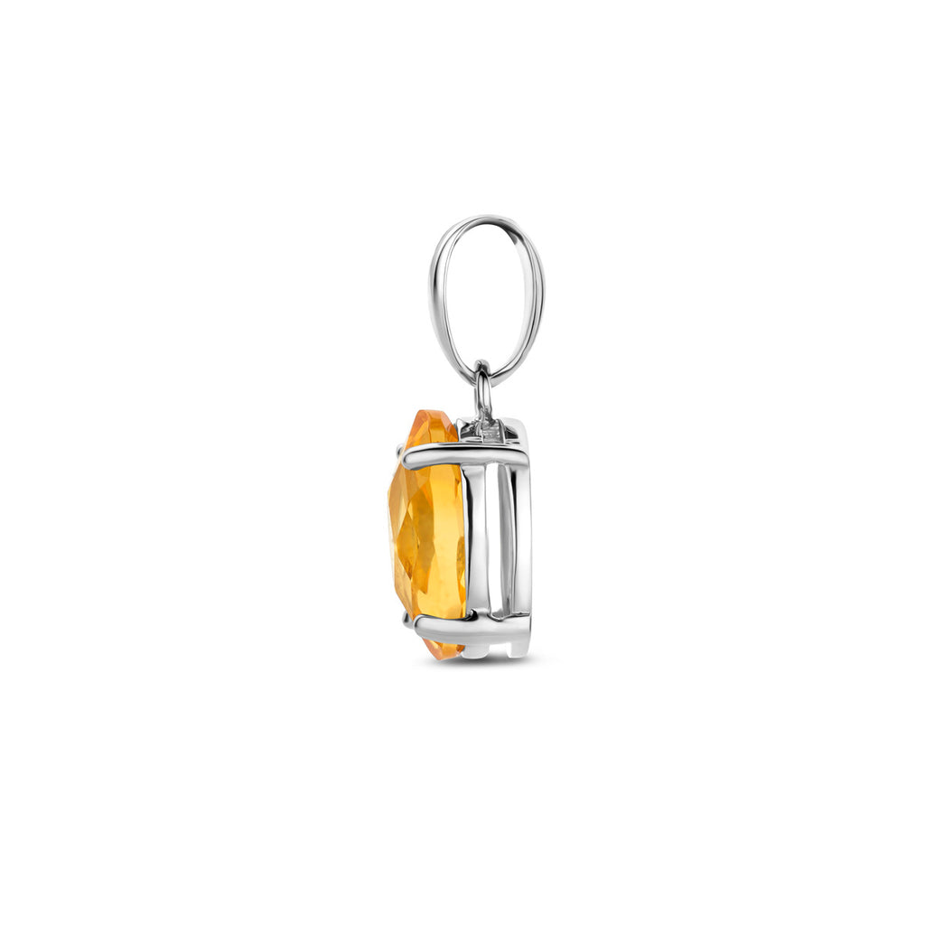 hanger citrien zilver gerhodineerd