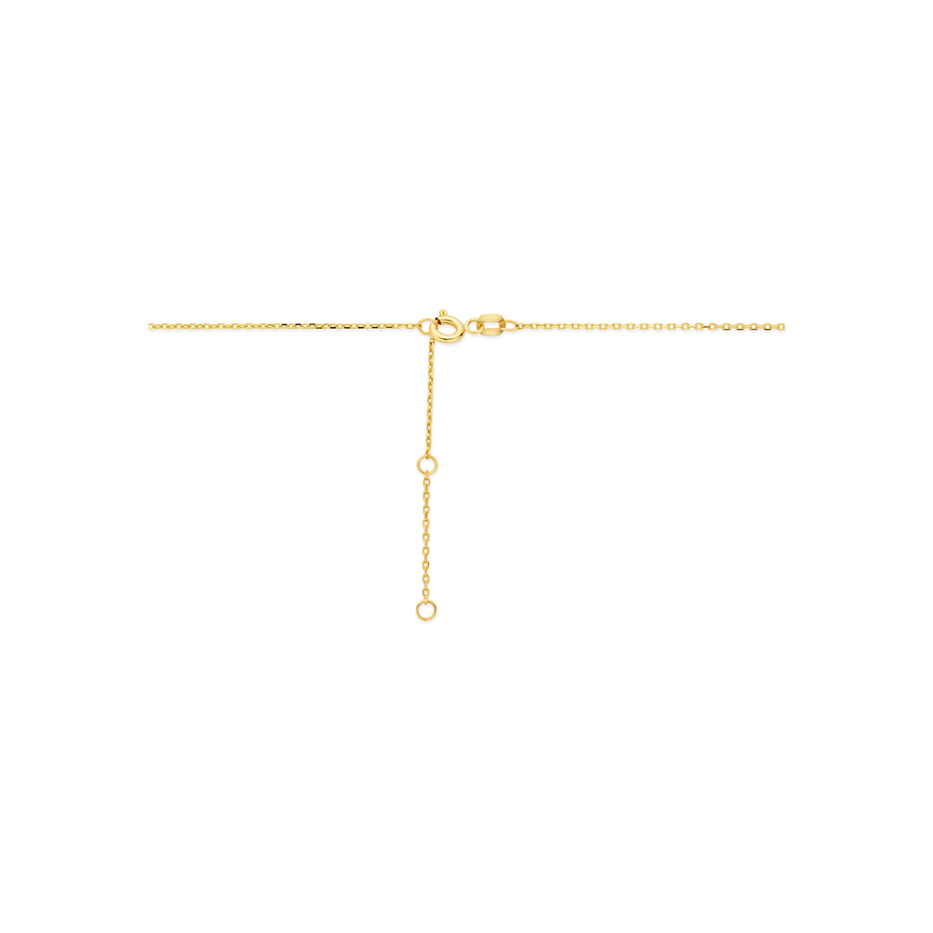 Halskette Tropfen 41 - 43 - 45 cm 14K Gelbgold