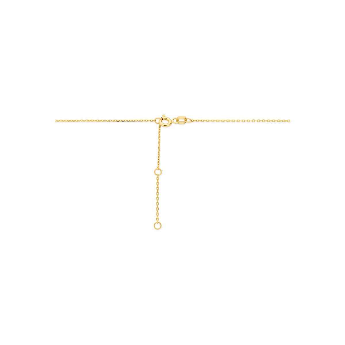 Halskette Tropfen 41 - 43 - 45 cm 14K Gelbgold