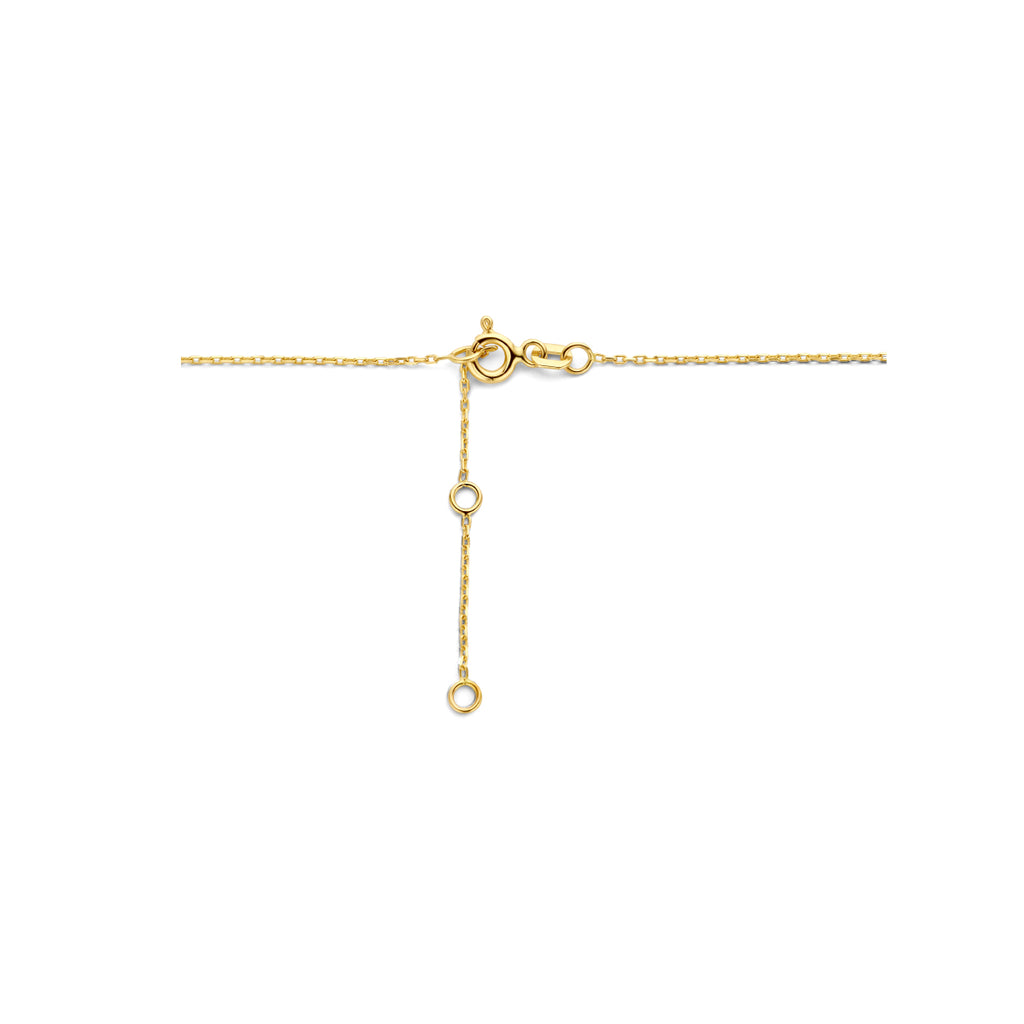 collier kruis 40 - 42 - 44 cm 14K geelgoud