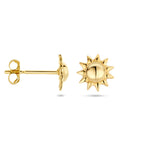 oorknoppen zon 14K geelgoud