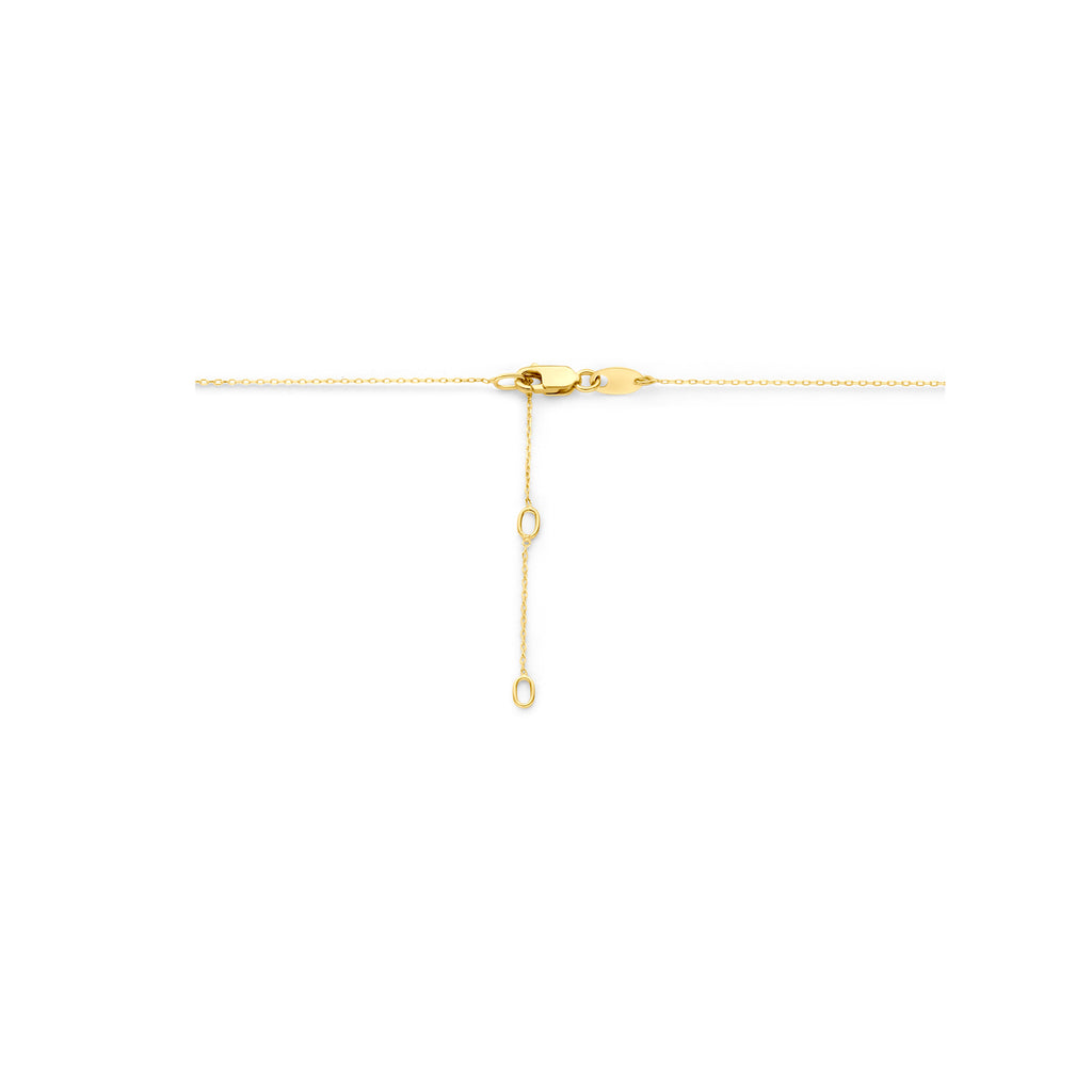 Collier blauer Topas 41 - 43 - 45 cm 14K Gelbgold