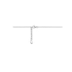 Halskette Perlen 42 + 3 cm Silber rhodiniert