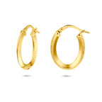 oorringen buis 2,5 mm Silgold (geel met zilverkern)