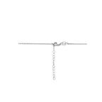 Halskette rund 41 + 4 cm Silber rhodiniert