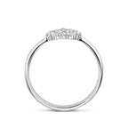 ring zirkonia zilver gerhodineerd