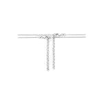 forever connected Collier 40 + 5 cm Silber rhodiniert