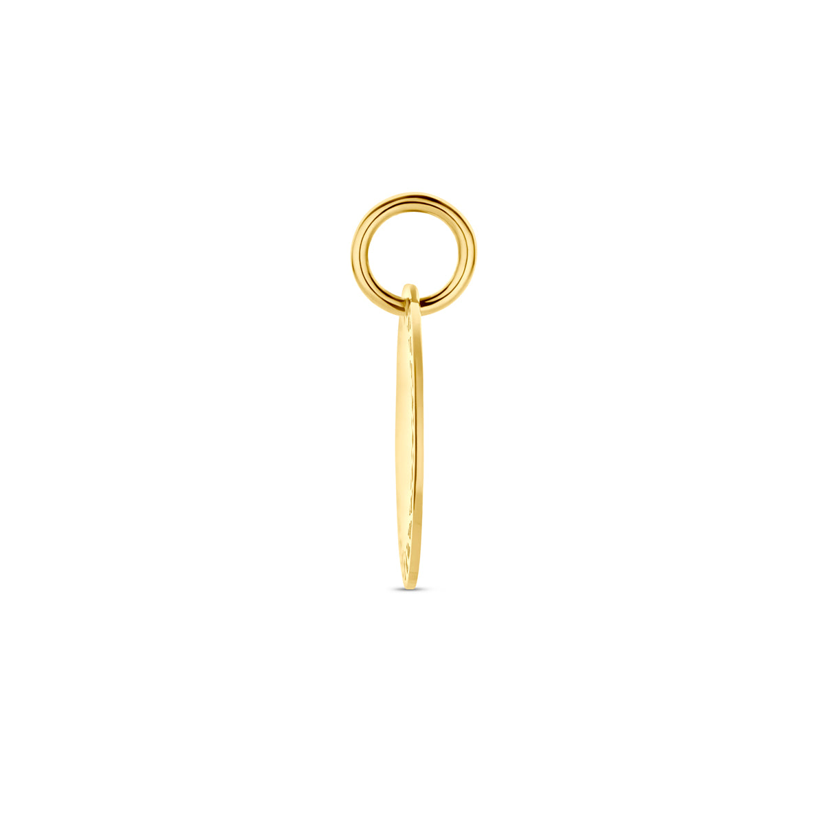 graveerhanger 20 mm 14K geelgoud