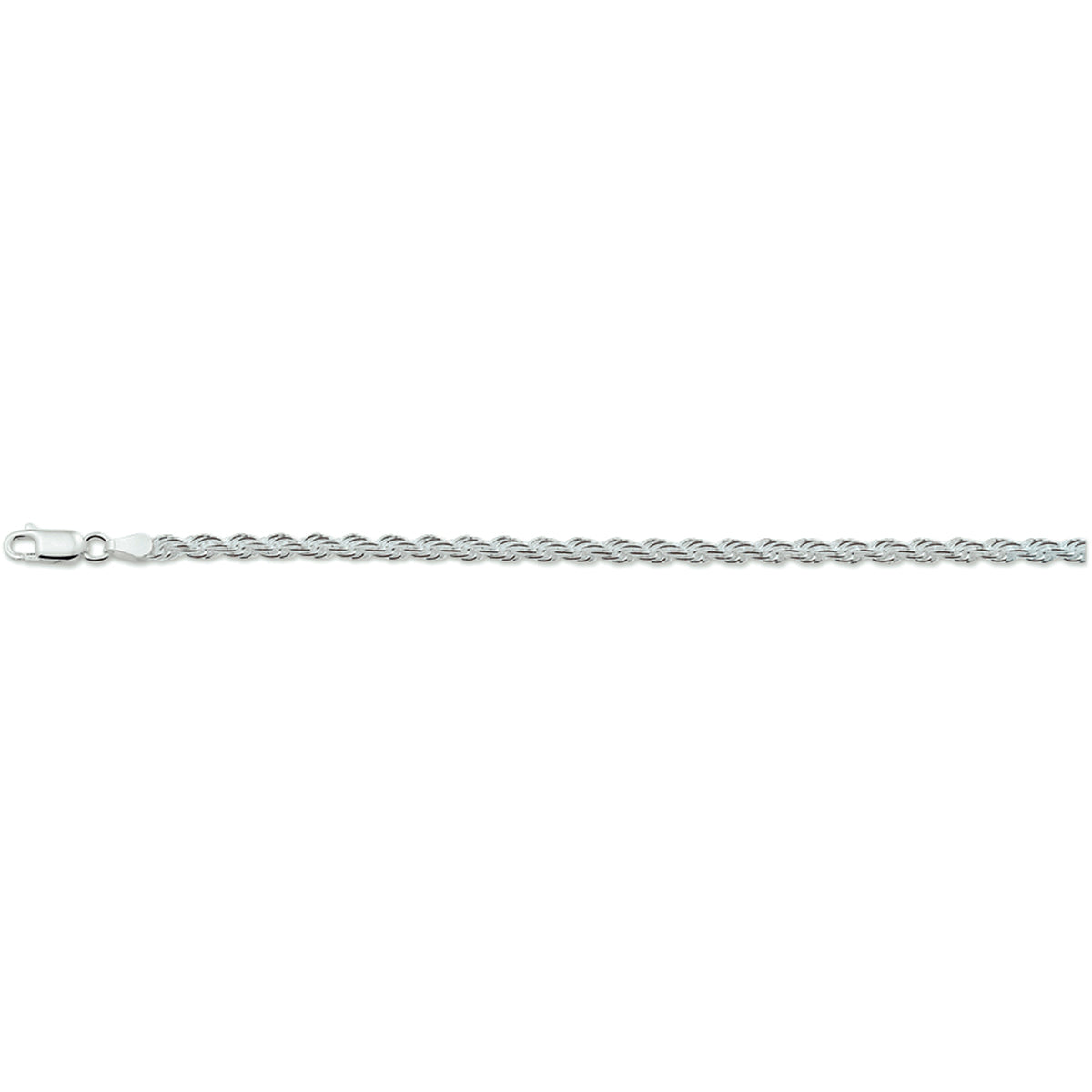 koord 3,5 mm zilver wit