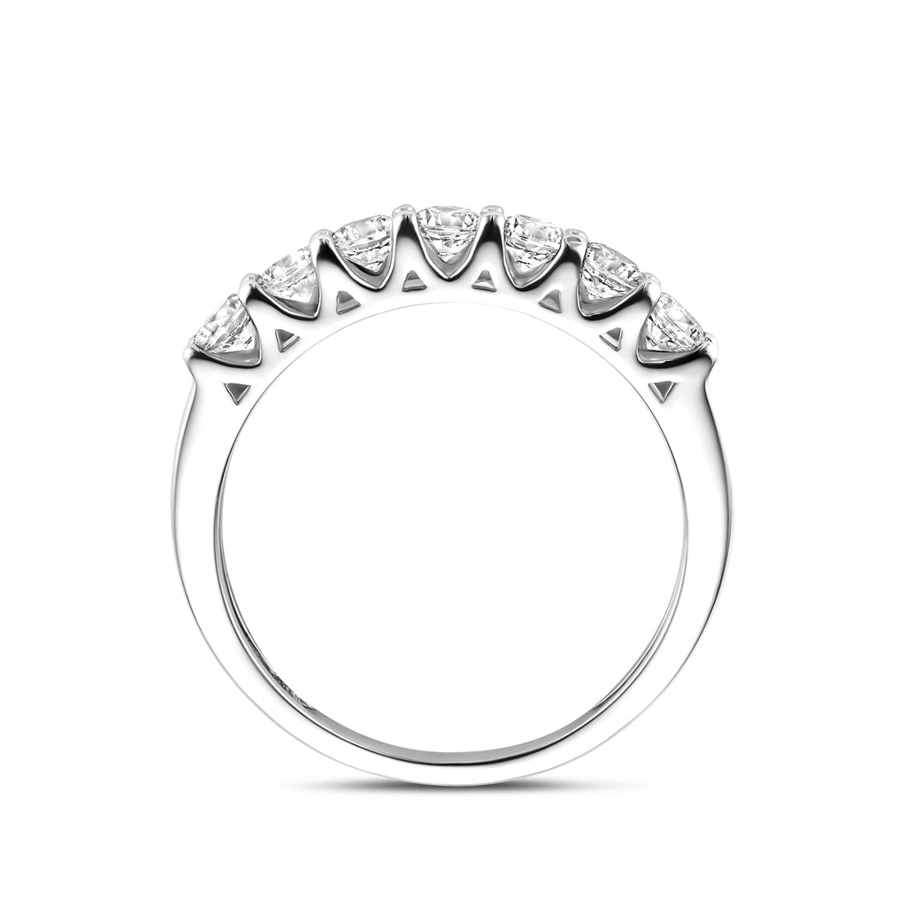 Ring Zirkonia Silber rhodiniert