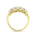 ring zirkonia 14K geelgoud
