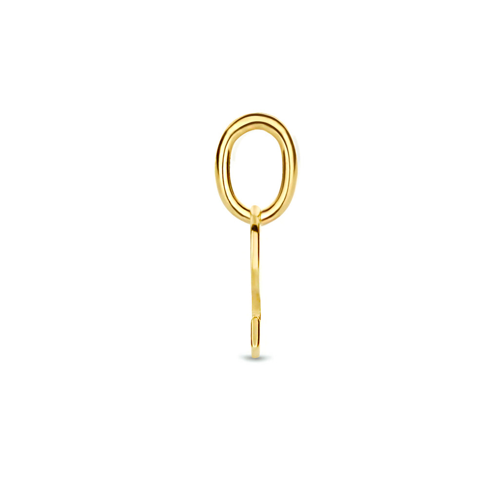 9k hanger letter 9K geel