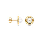 oorknoppen parel 14K geelgoud