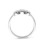 ring zirkonia zilver gerhodineerd