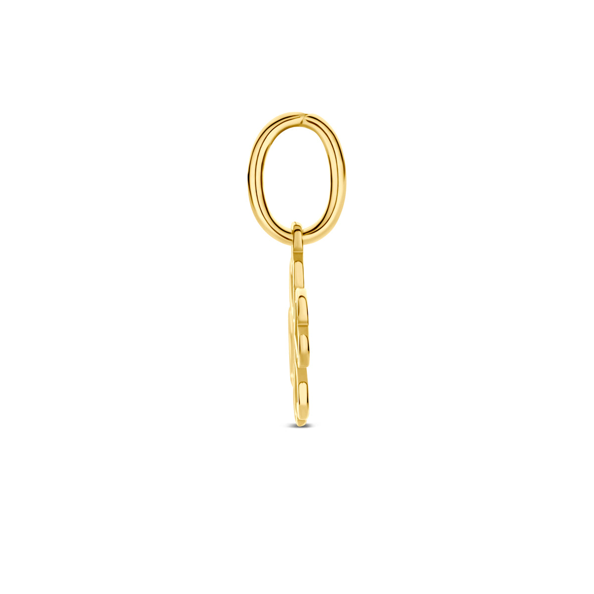9k hanger klaver 8,5 mm 9K geel