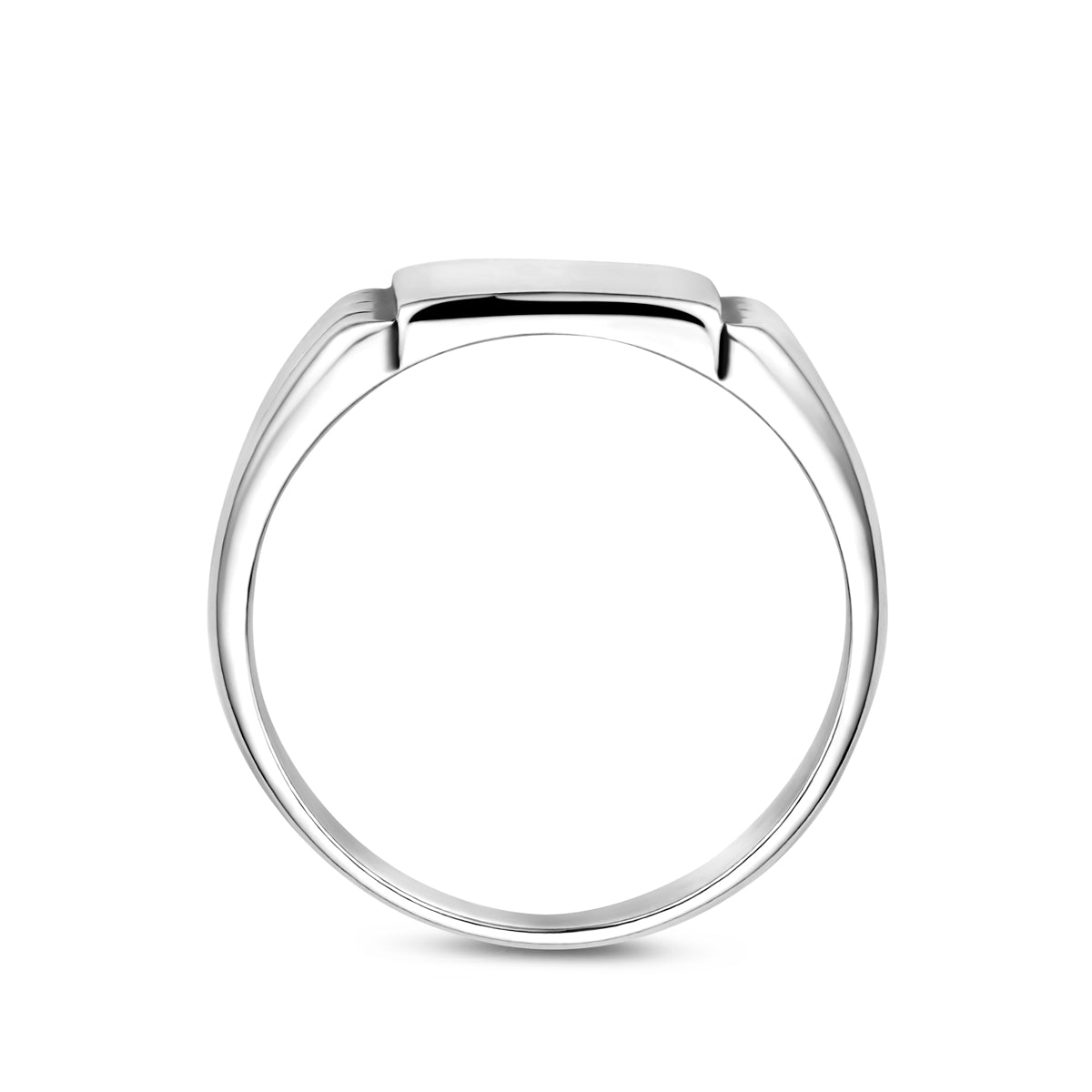 Gravurring oxidiertes Silber