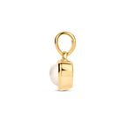 hanger hart maansteen 14K geelgoud