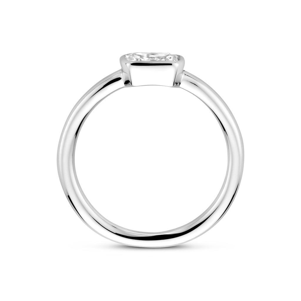 ring zirkonia zilver gerhodineerd