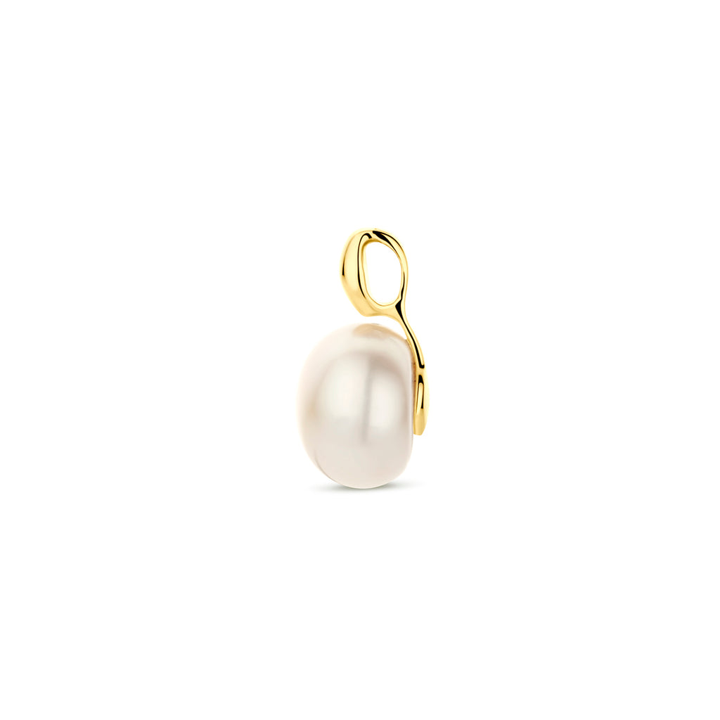 Anhänger Perle 12 mm 14K Gelbgold
