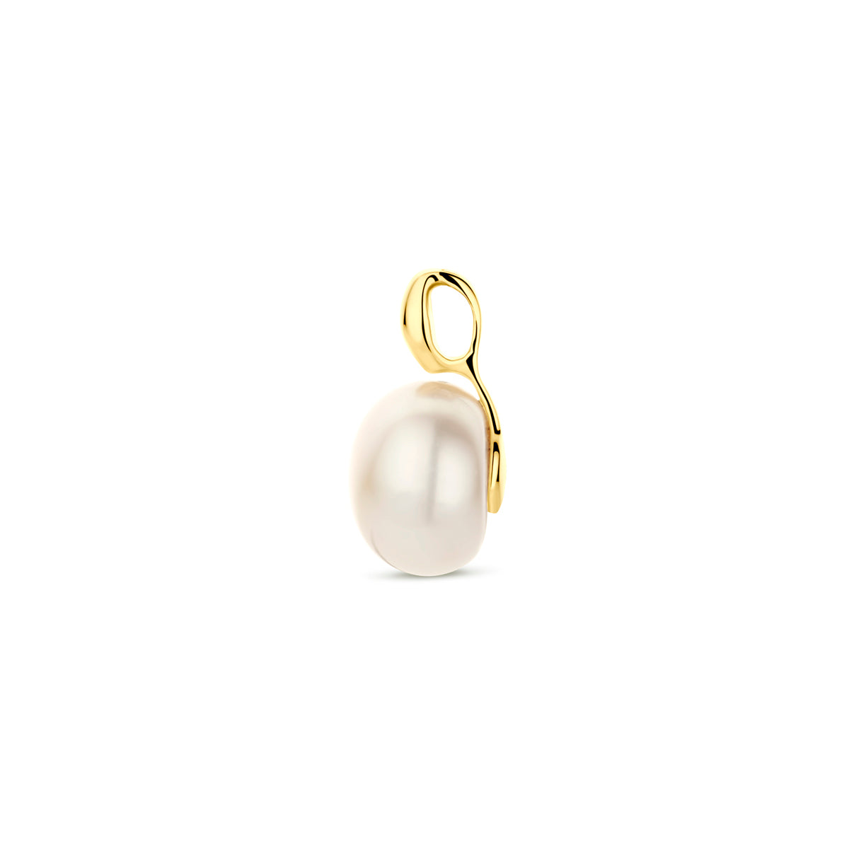 Anhänger Perle 12 mm 14K Gelbgold