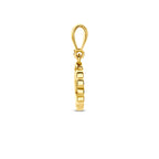 9k hanger zirkonia 10 mm 9K geel