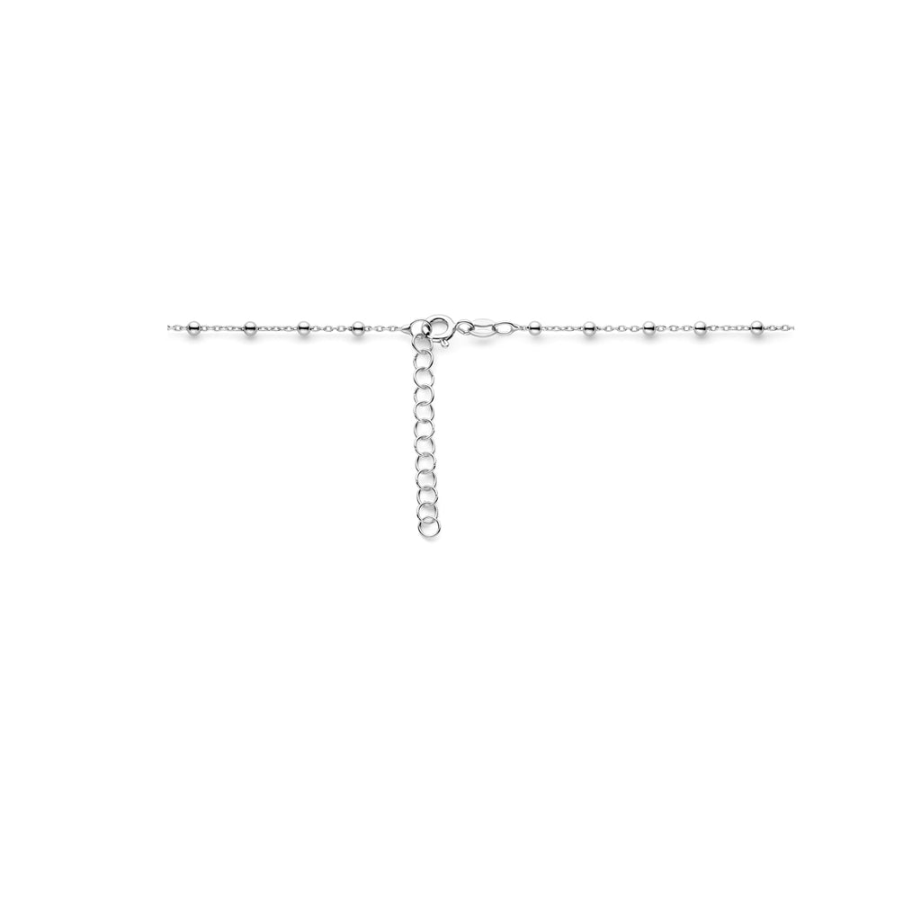 Halskette Kugeln 2,5 mm 40 + 4 cm Silber rhodiniert