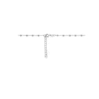 Halskette Kugeln 2,5 mm 40 + 4 cm Silber rhodiniert