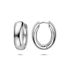 klapoorringen 20 mm zilver gerhodineerd